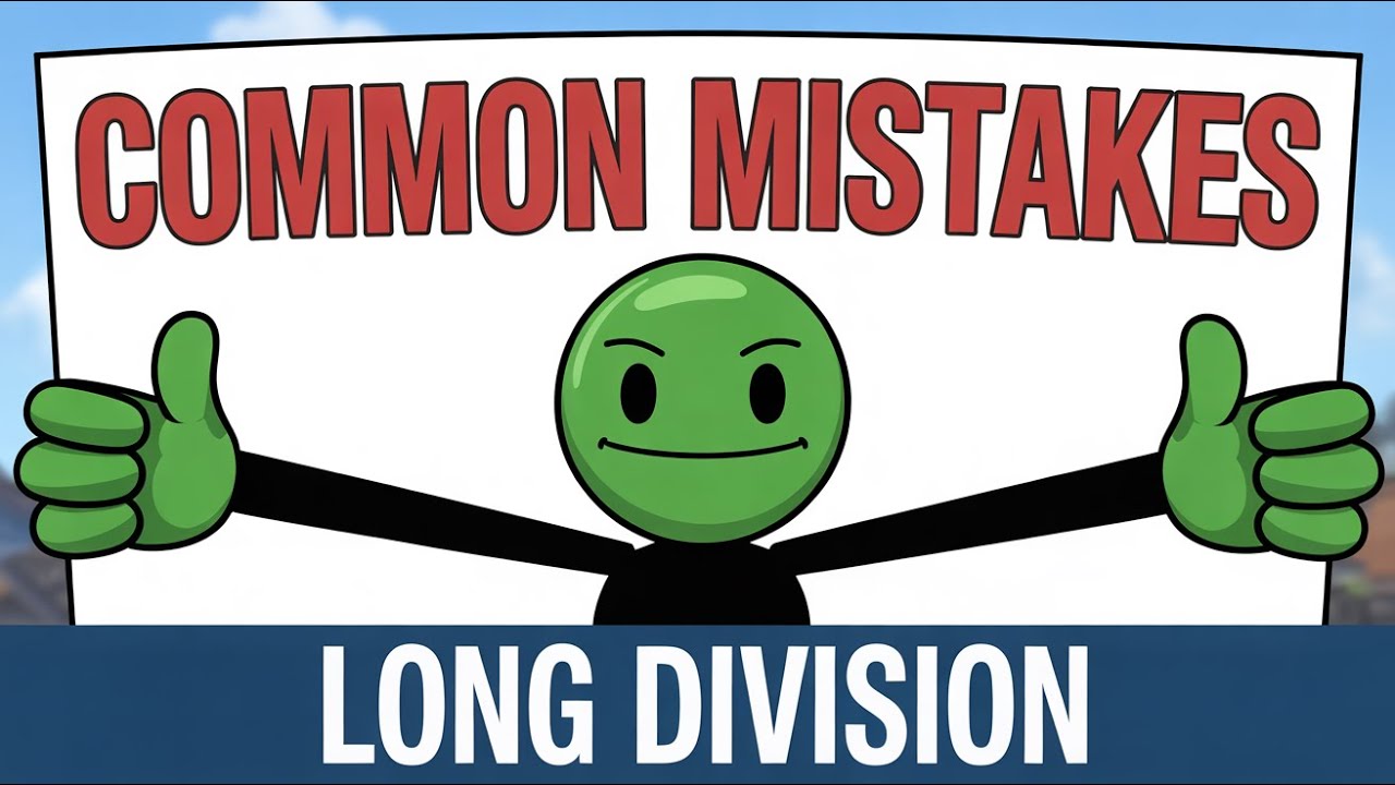 Long Division Mistakes Explained Student Questions Answered!  Easy Step by Step Tutorial