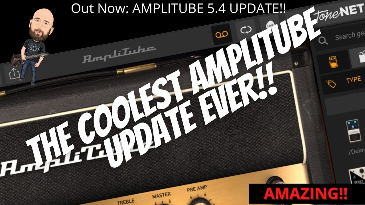 THE COOLEST AMPLITUBE 5 UPDATE EVER...THIS IS AMAZING! | NEW SOFTWARE UPDATE 5.4...MUST SEE!