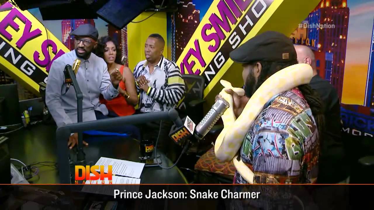 Prince Jackson Loves Snakes So We Brought One In The Studio!