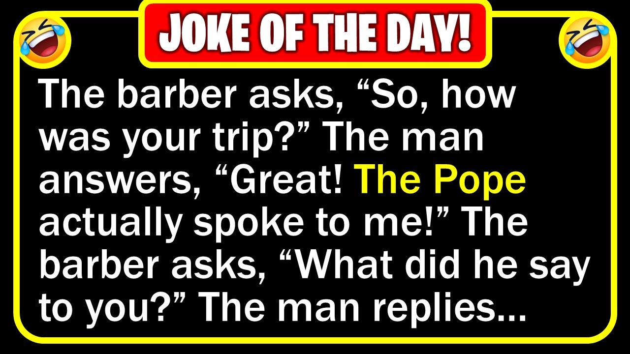 🤣 BEST JOKE OF THE DAY! - A man is getting a haircut prior to taking a trip... | Funny Daily Jokes