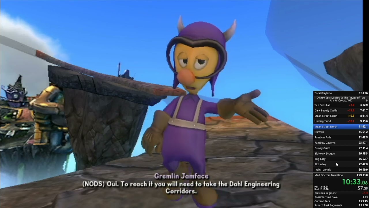 (WR) Epic Mickey 2 Any% Co-op In 1:26:50