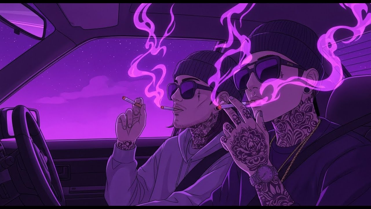 Purple Haze Drive 🌌 Roll One & Relax | Chill Hip Hop for Midnight Cruise