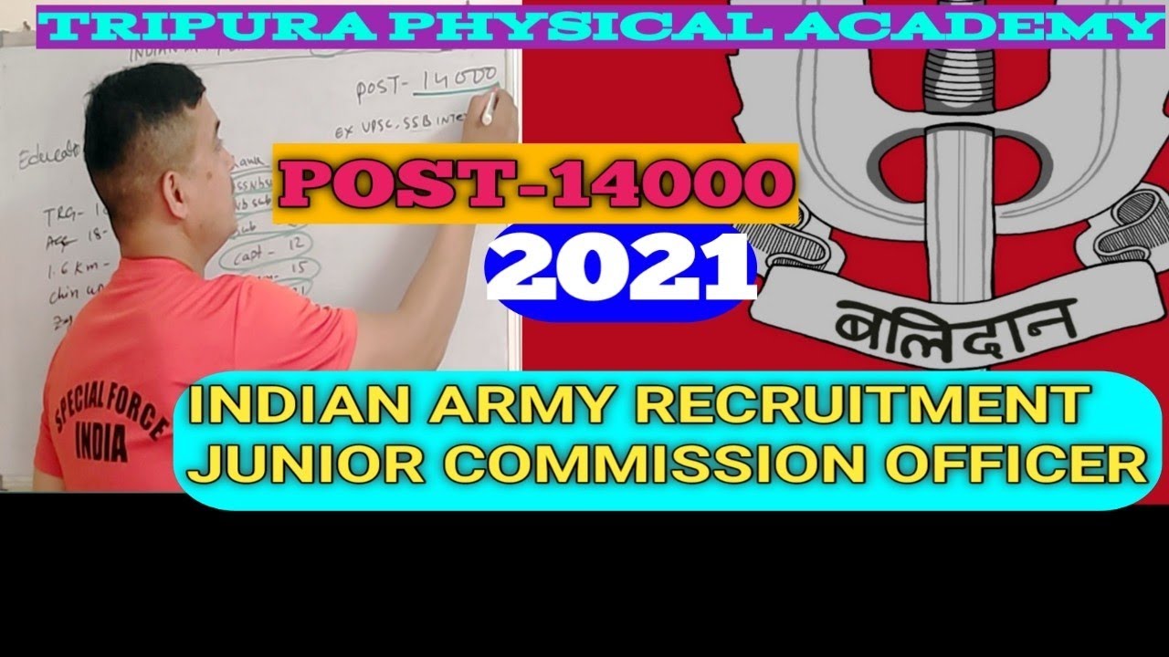 Indian army junior commission officer Recruitment 2021