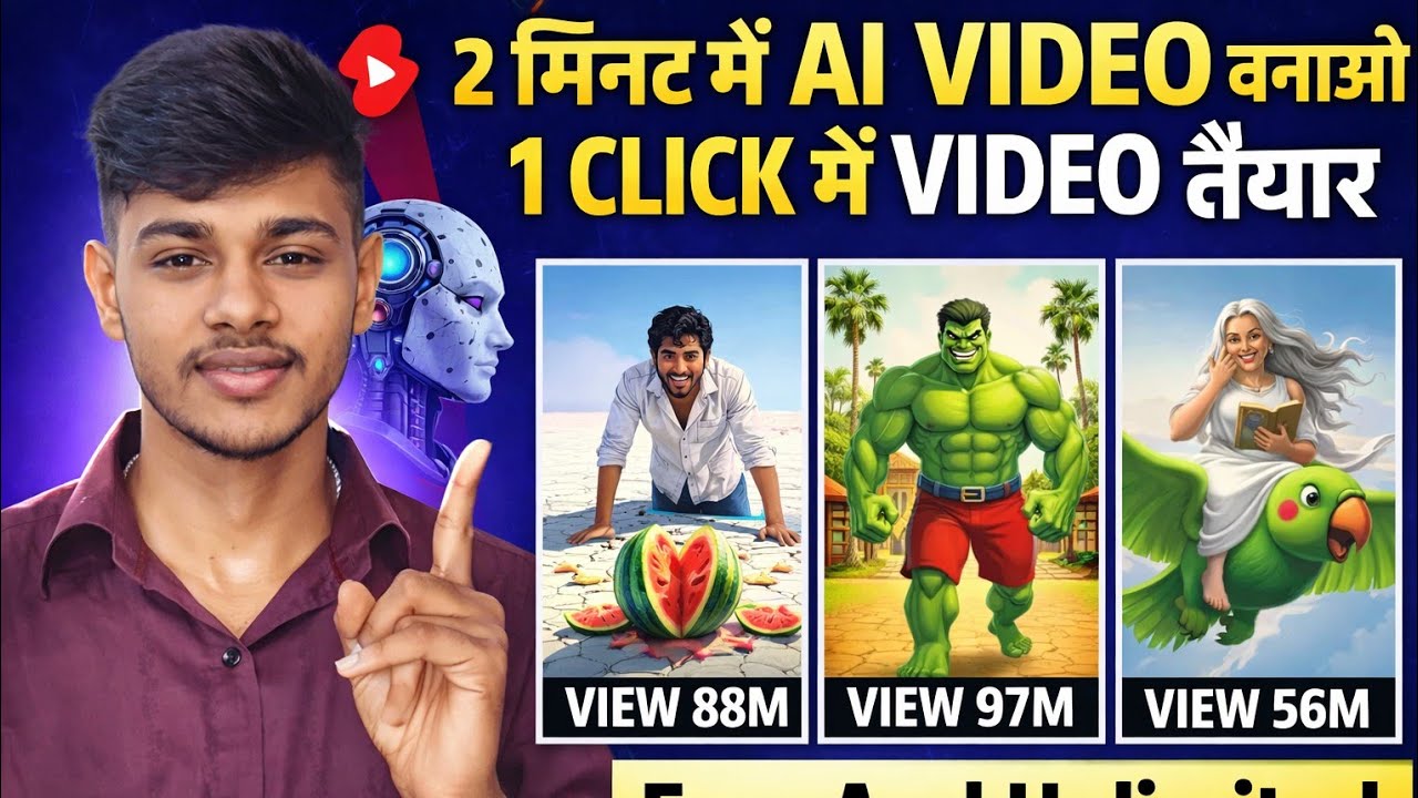 Ai Video Kaise Banaye | ai se cartoon video kaise Banaye | Text To Video ai free | tech akesh help