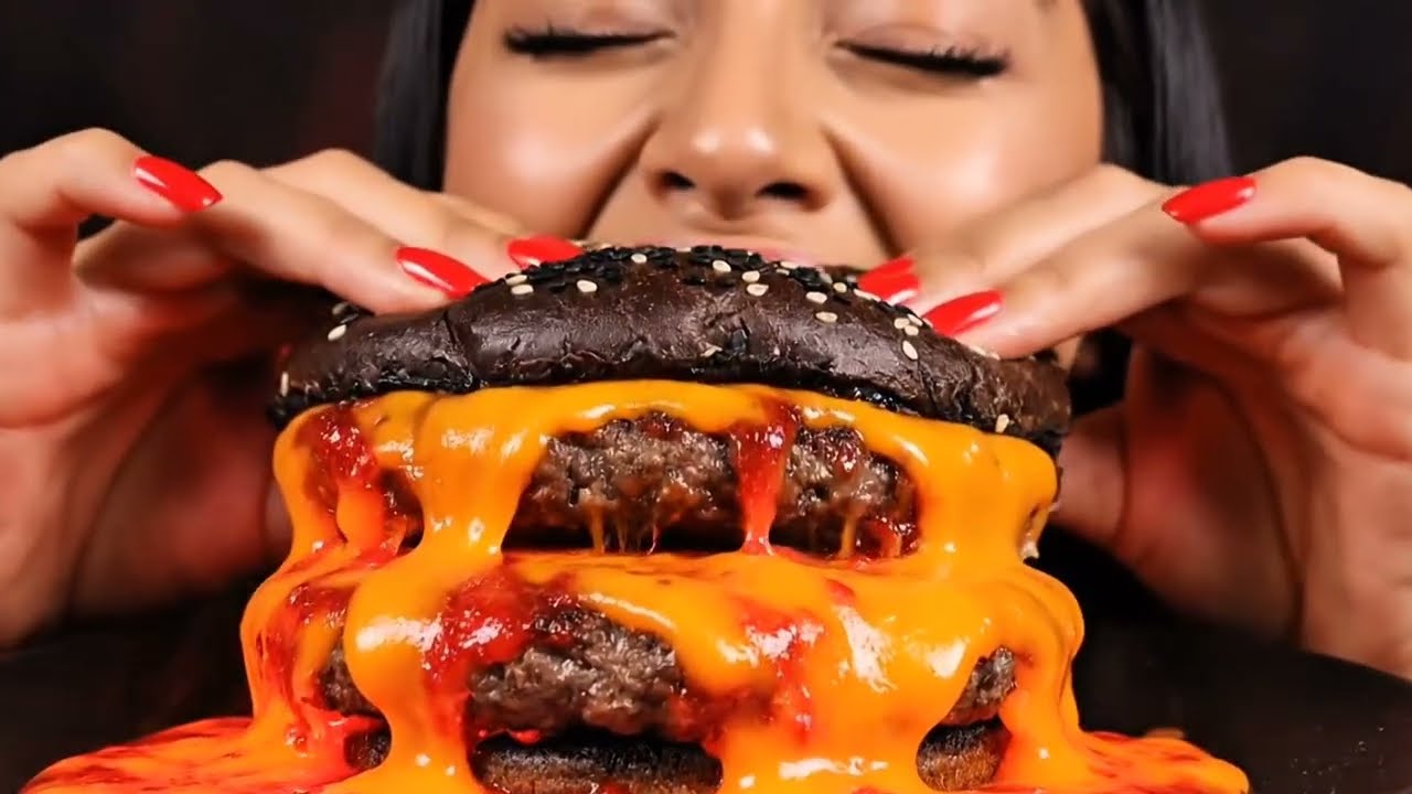 8K ASMR Lava Crystal Steak &mdash; Glowing Molten Bite Sounds | Hyperreal Eating