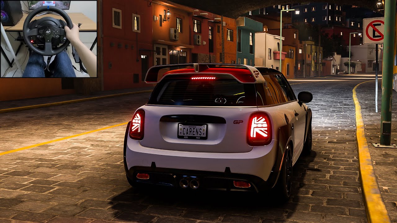 Forza Horizon 5 - Mini Cooper GP [Steering wheel gameplay]