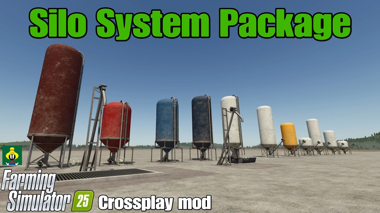 Пакет Silo System / Мод кросс-игры FS25