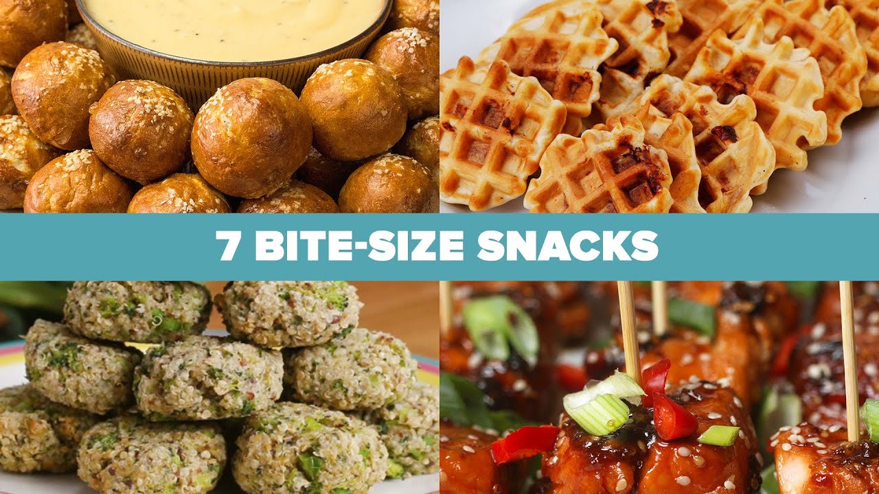 7 Scrumptious Bite-size Snack Recipes