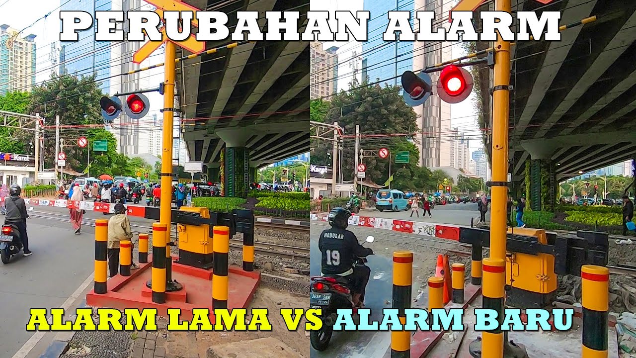 UPDATE ALARM BARU JPL 01 KARET, Double Alarmnya Sudah Hilang || Level Crossing Indonesia