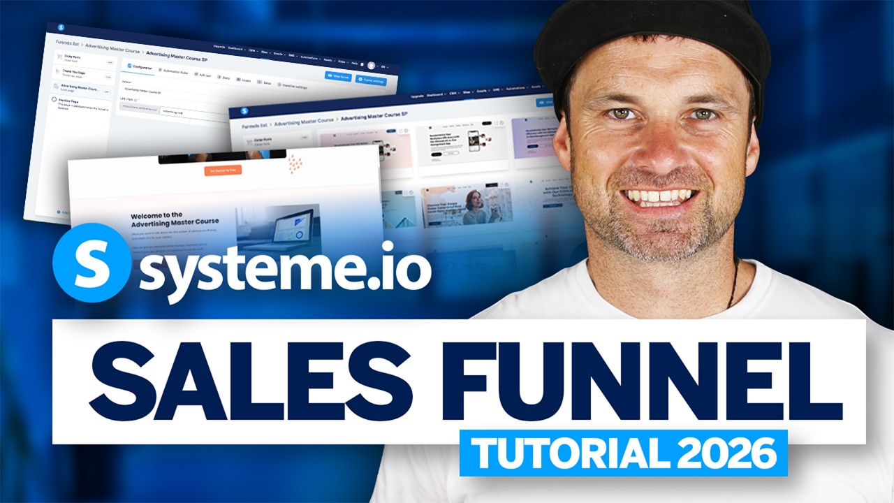 Systeme.io Sales Funnel Tutorial ✅ Build Your Sales Funnel Fast