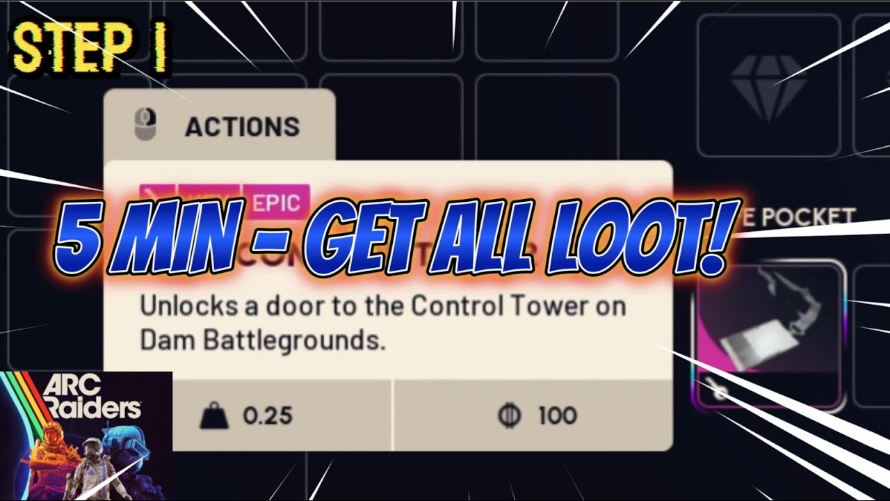 ARC Raiders Dam Control Tower Key Room Walkthrough | How to Access & Loot