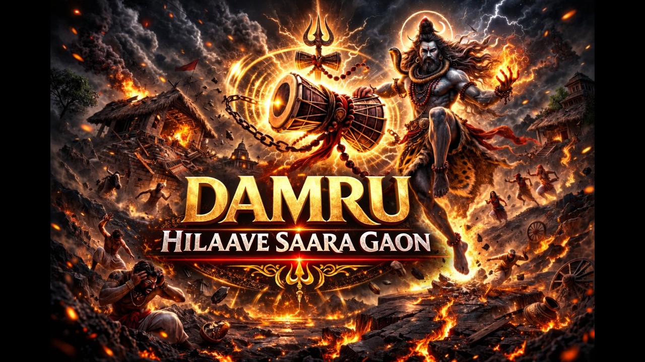 Damru Hilaave Saara Gaon | महाकाल DJ Song | कांवड़ Special शिव भक्ति