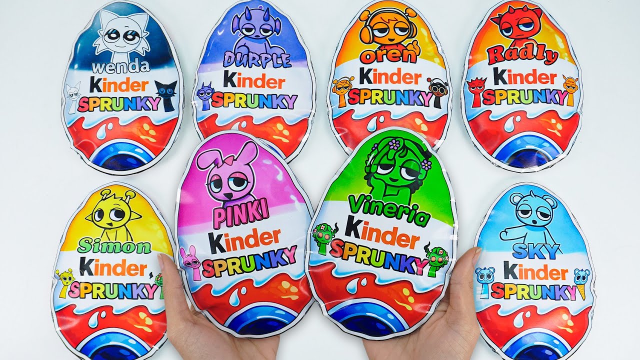 💖Paper Diy💖 Incredibox SPRUNKI PHASE 2 x KINDER JOY Распаковка слепого пакета