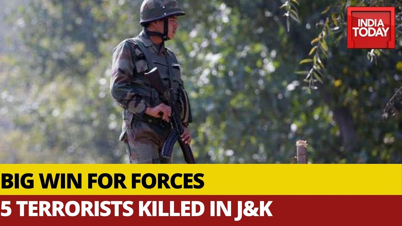 Security Forces Eliminate 9 Terrorists In J&K, 5 Terrorists Killed In Anti-Infiltration Operation