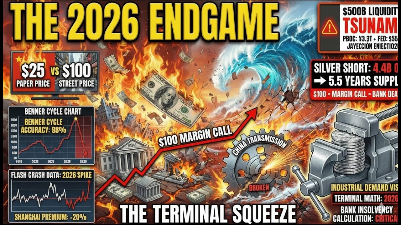 EL JUEGO FINAL DE 2026: Los billones de China, el Silver Squeeze y el colapso bancario todo a la vez