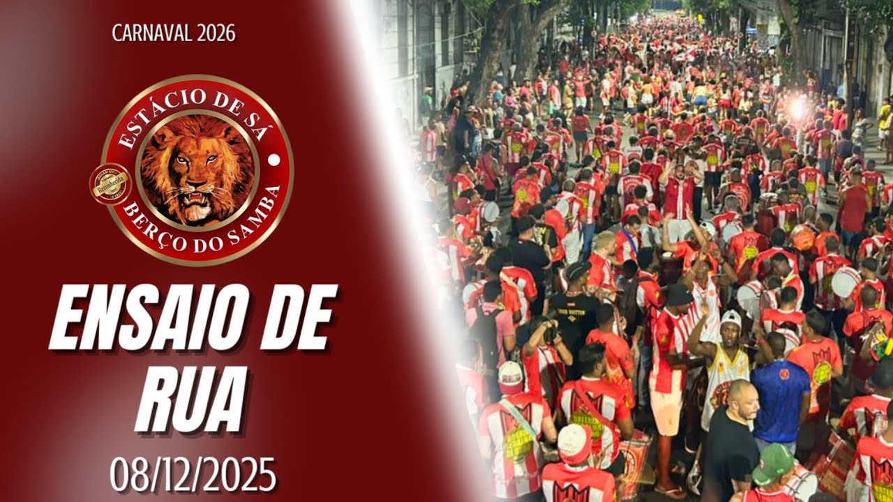 Estácio de Sá 2026 (Ensaio de Rua - 08/12)