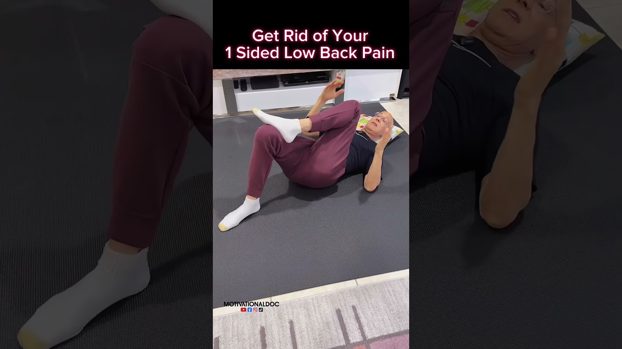 Get Rid of Your 1 Sided Lower Back Pain!  Dr. Mandell