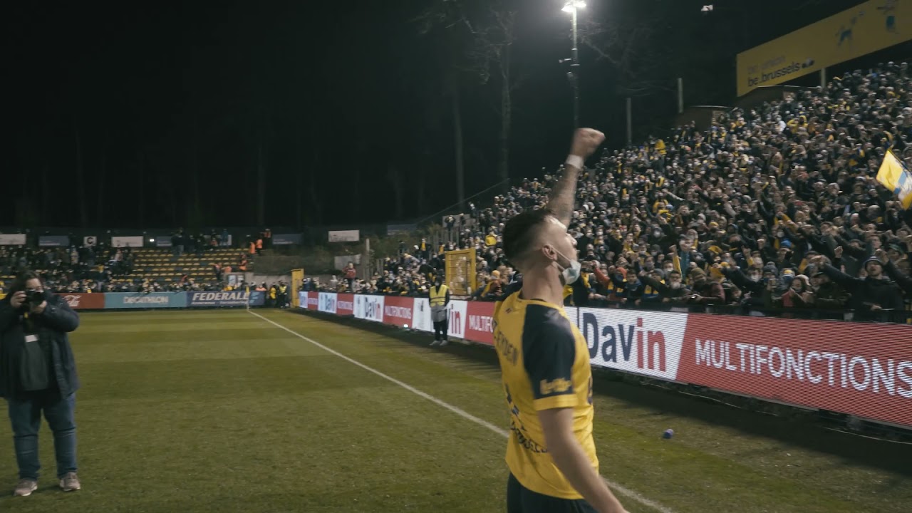 Union SG - KV Mechelen : Célébration
