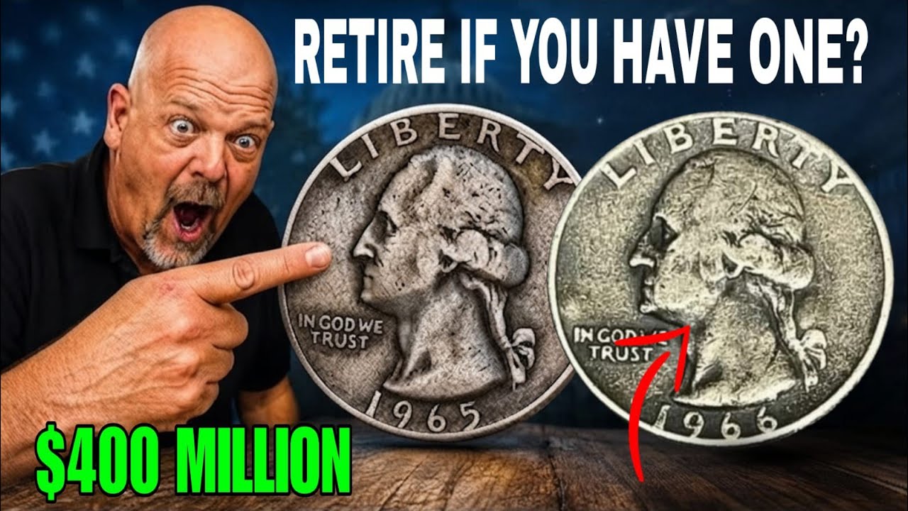 Do You Have These Rare USA Washington Quarter Dollar Coins? 1965, 1966, 1967 / Worth Big Money! 💰