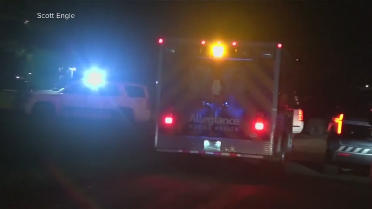 Suspect at-large after shooting