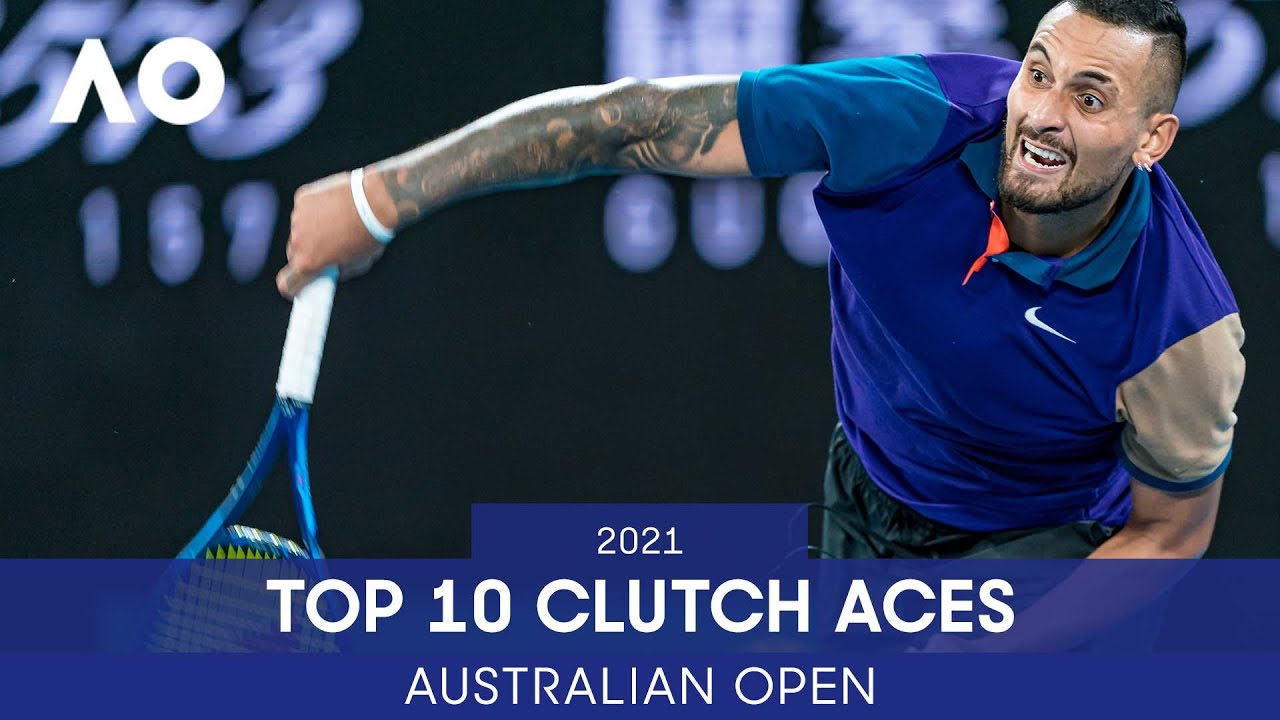 Top 10 Clutch Aces | Australian Open 2021