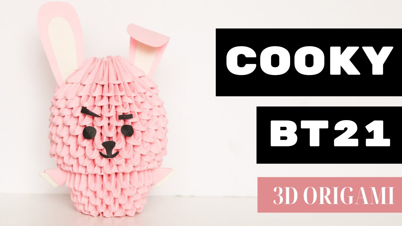COOKY BT21 | 3D Origami Tutorial