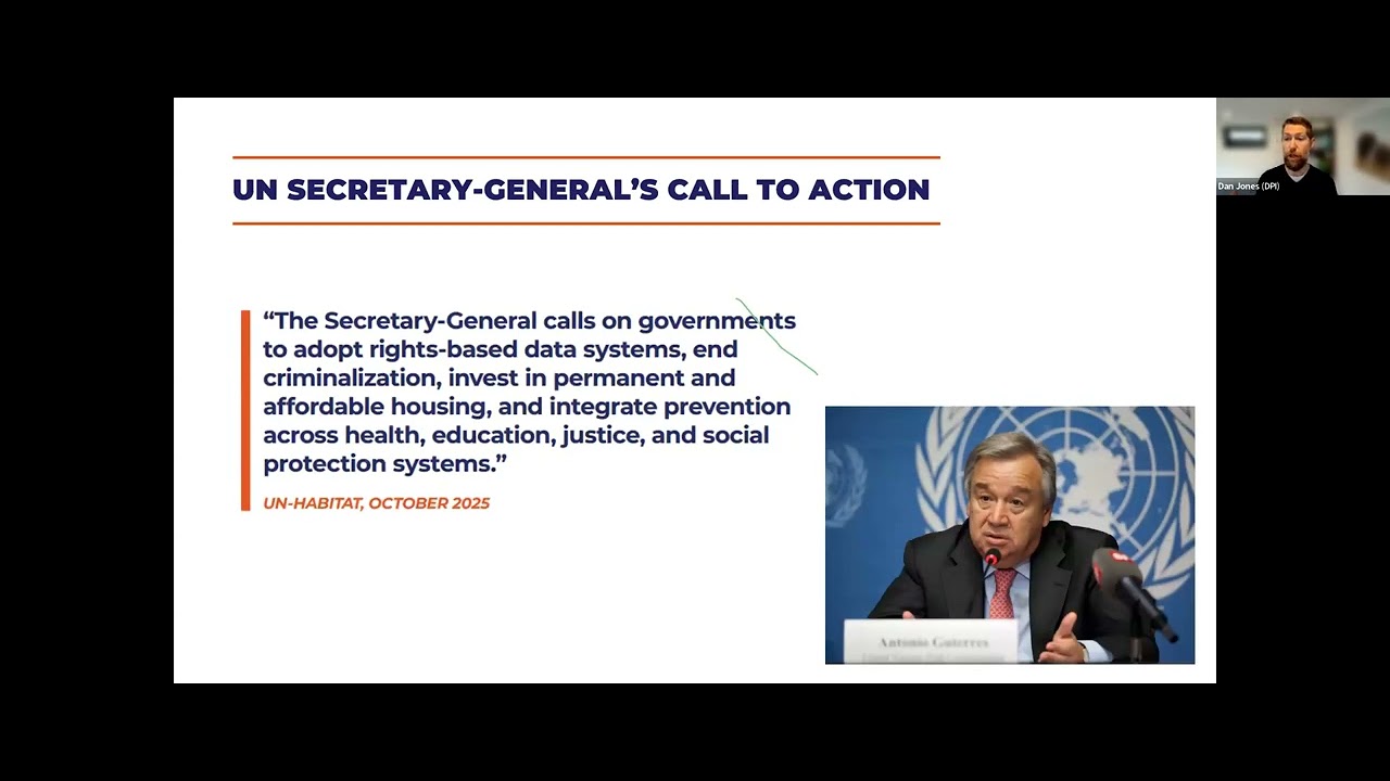 A shared global agenda for action: homelessness, climate change, global health and education