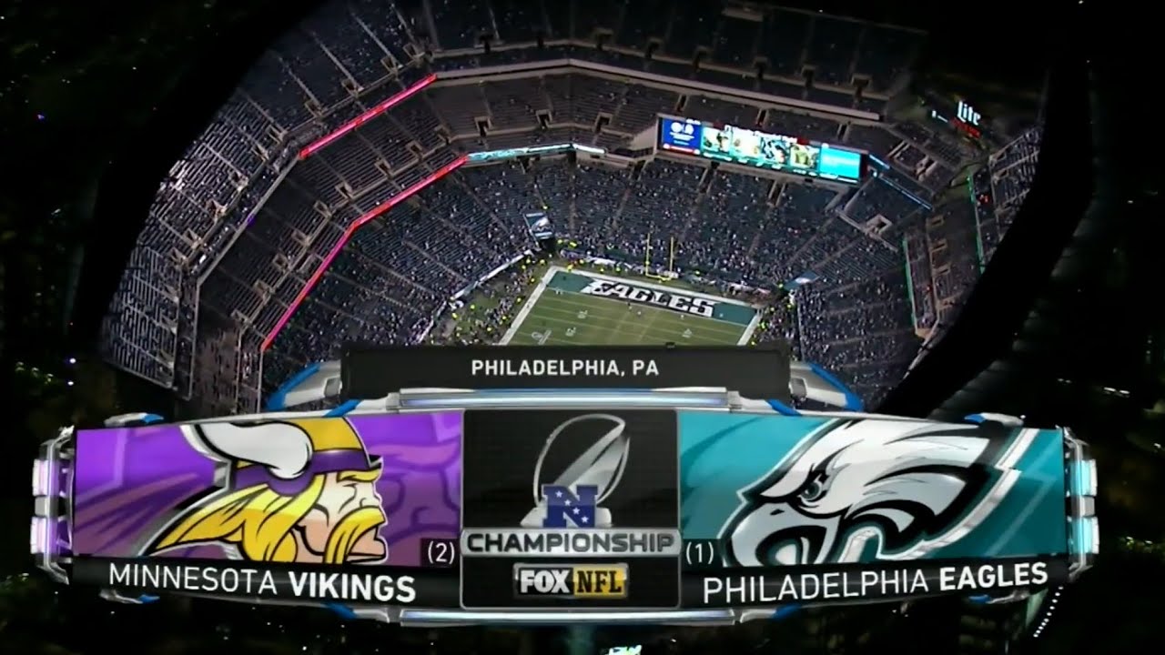2017 NFC Championship Vikings vs Eagles Highlights HD (Fox Intro)