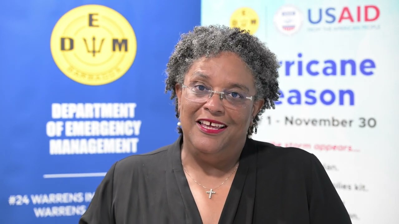 Statement from the Hon. Mia Amor Mottley, PM of Barbados on the approach of Hurricane Beryl.