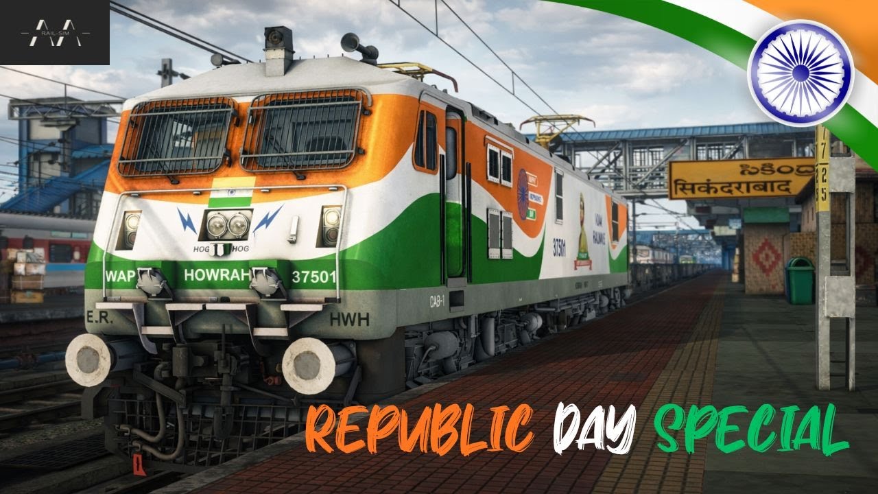 REPUBLIC DAY SPECIAL | 12706-GUNTUR INTERCITY | Railworks TS #indianrailways