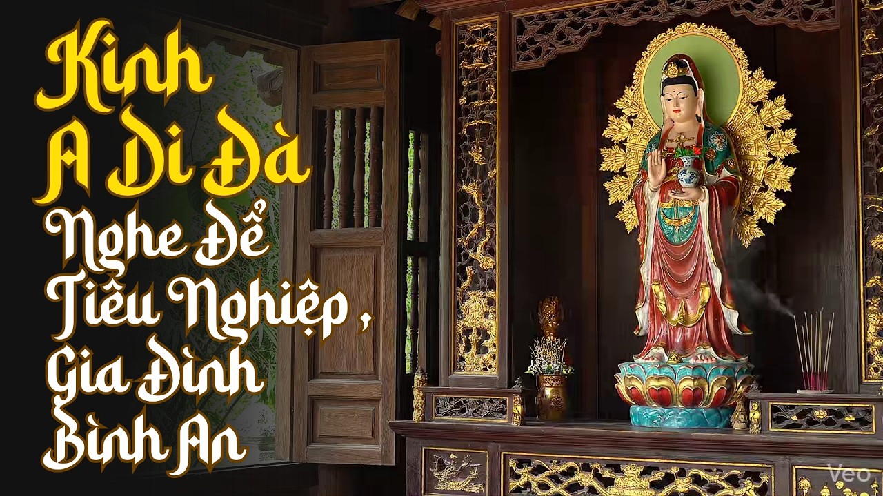 Nhạc Niệm Phật & Kinh A Di Đà Tịnh Tâm Sâu Lắng - Nghe Bình An, Dễ Ngủ 🙏🪷
