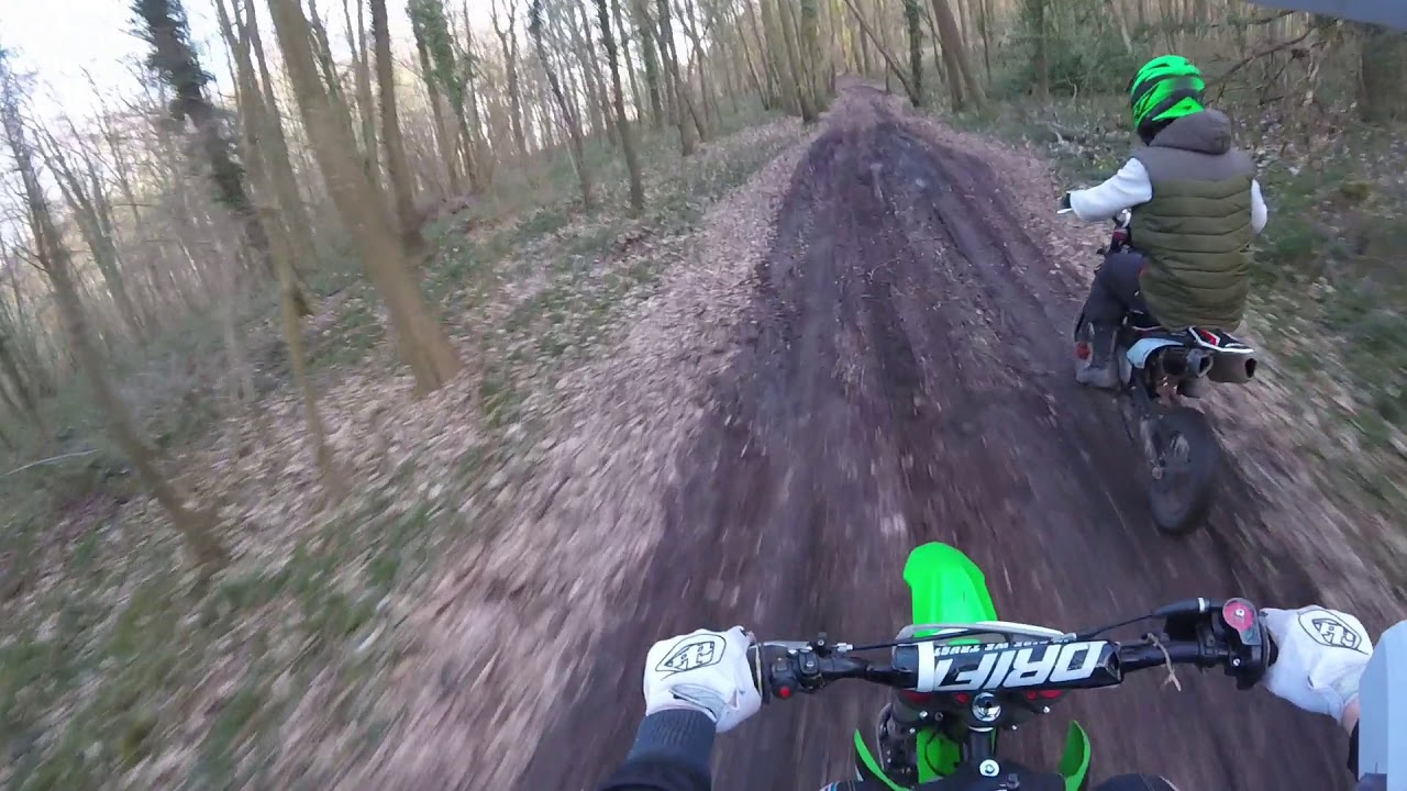 Sortie dirt mmx drift 140cc /chute