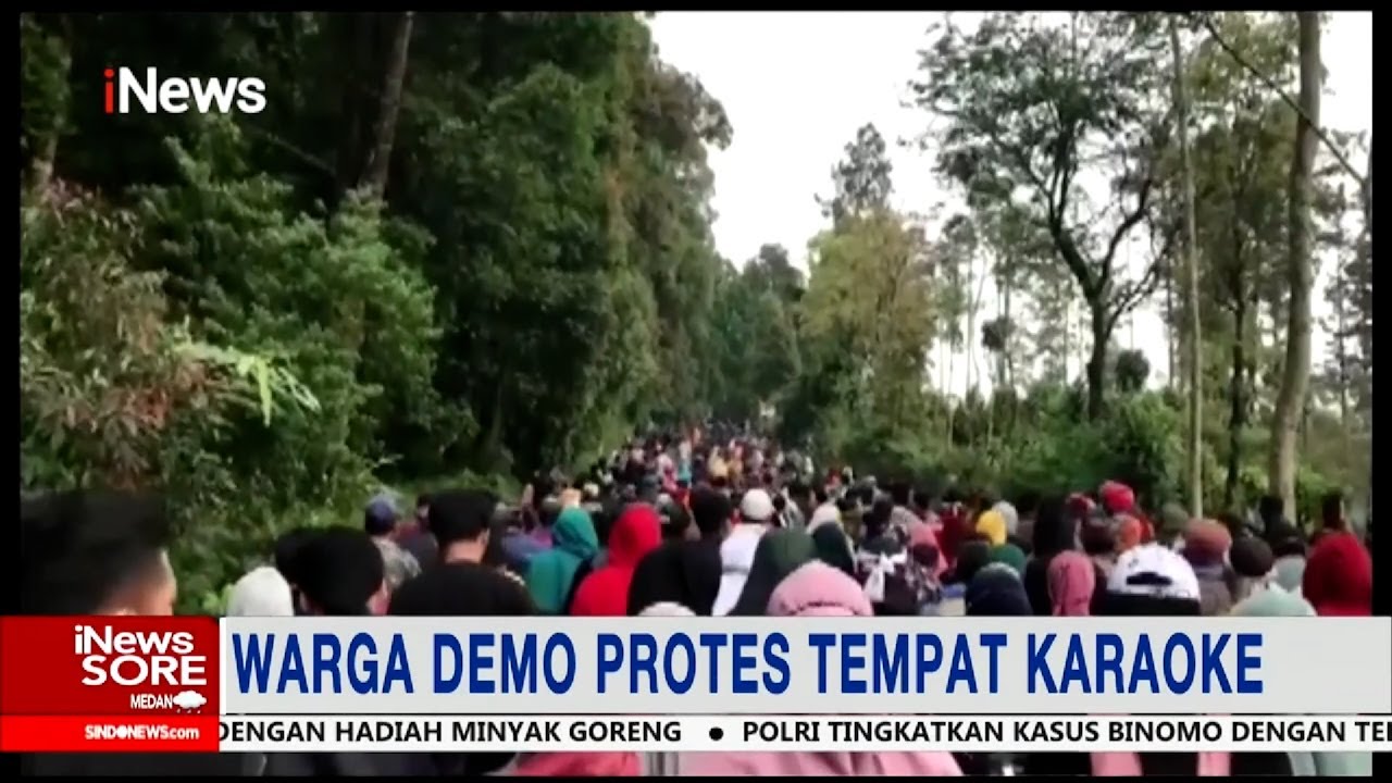 Warga di Purbalingga Demo Tempat Karaoke #iNewsSore 05/03