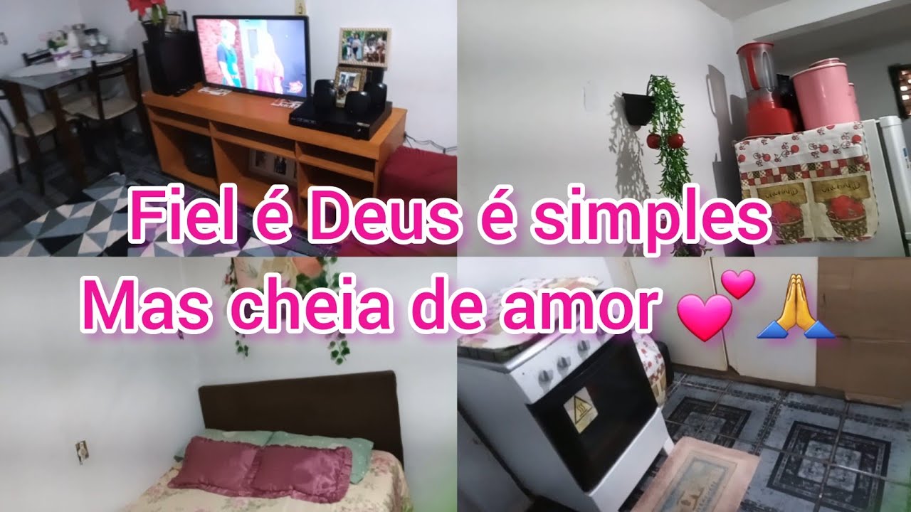 💕🔑🏠TOUR PELA MINHA CASA SIMPLES E PEQUENA NÃO TEM LAVADERIA