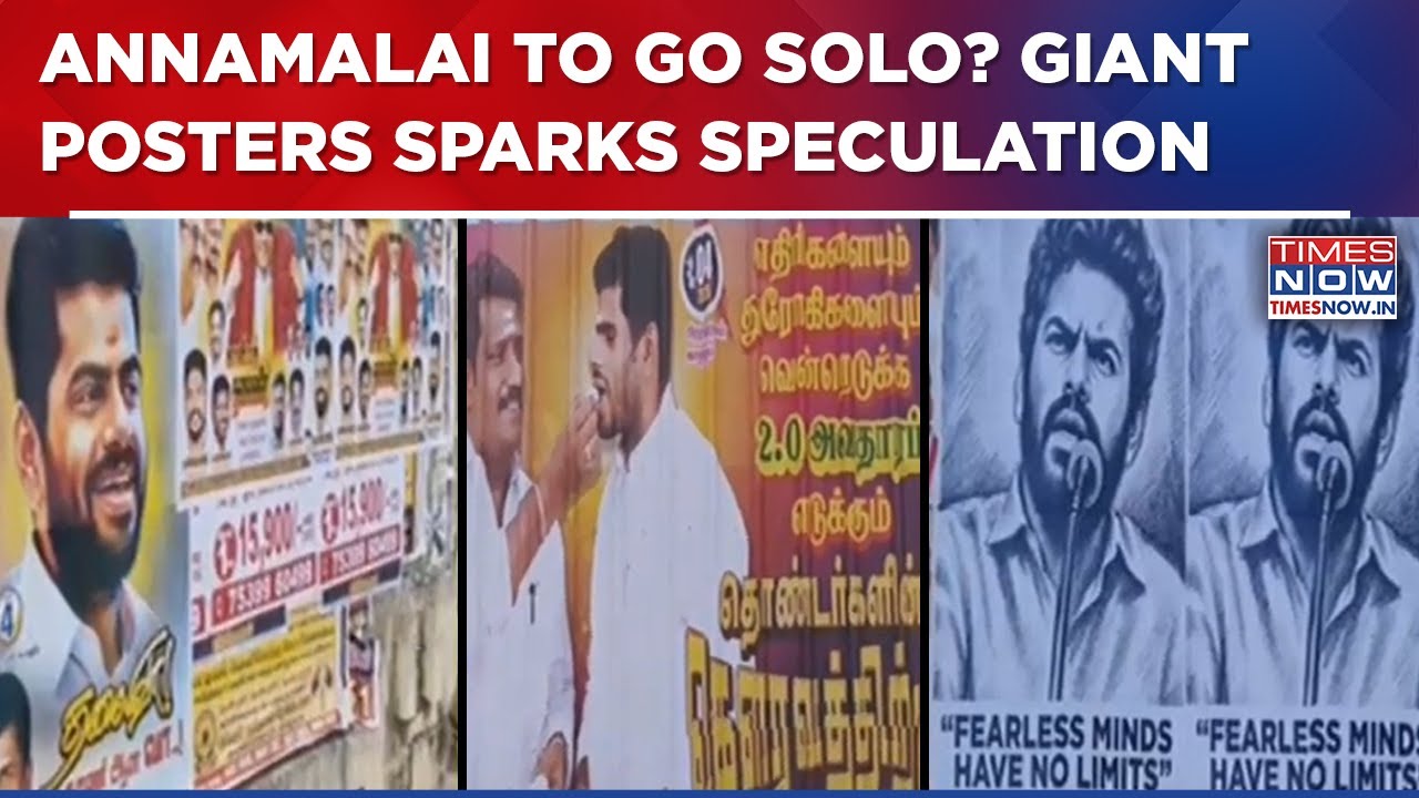 Annamalai's Next Big Move? Posters Across Coimbatore Fuel Buzz Over New Political Outfit