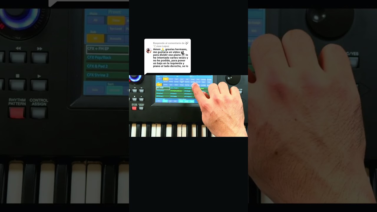 Cómo dividir tu piano en varios instrumentos a la vez. Piano Yamaha MODX #piano #music #tutorial