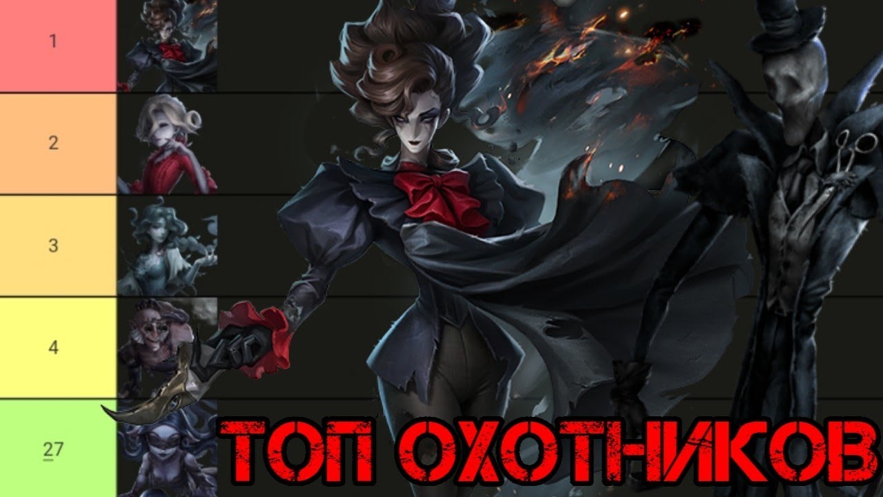 Identity V Новый Топ Охотников Подписчиков | Певица в Топ-5 Лучших ?