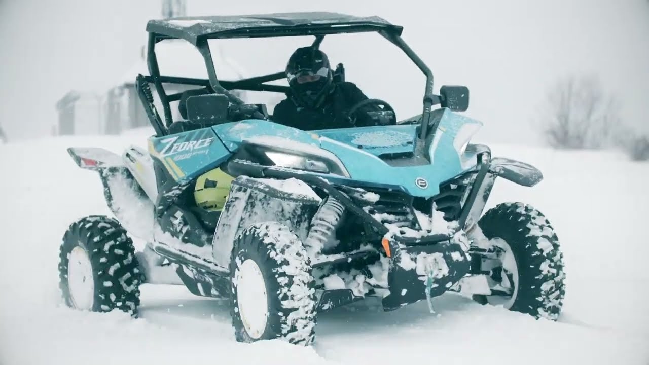 ZFORCE 1000 SPORT R | Zobacz jazdę quadem w śniegu
