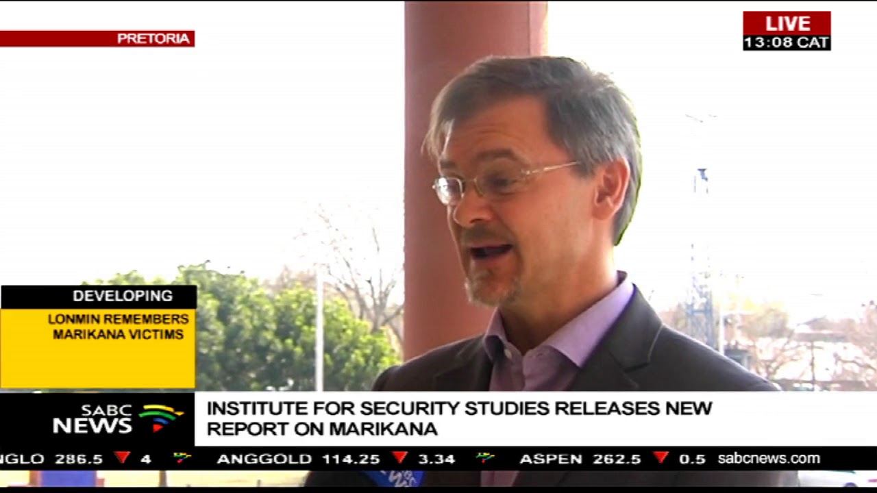 Institute for Security Studies releases new report on Marikana