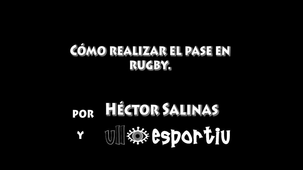 Cómo realizar el pase en rugby