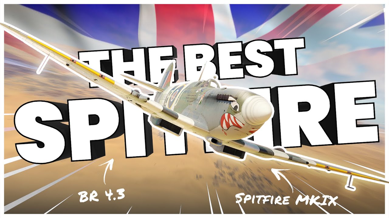 Играю на моём ЛЮБИМОМ Spitfire в War Thunder (Spitfire F MK IX)