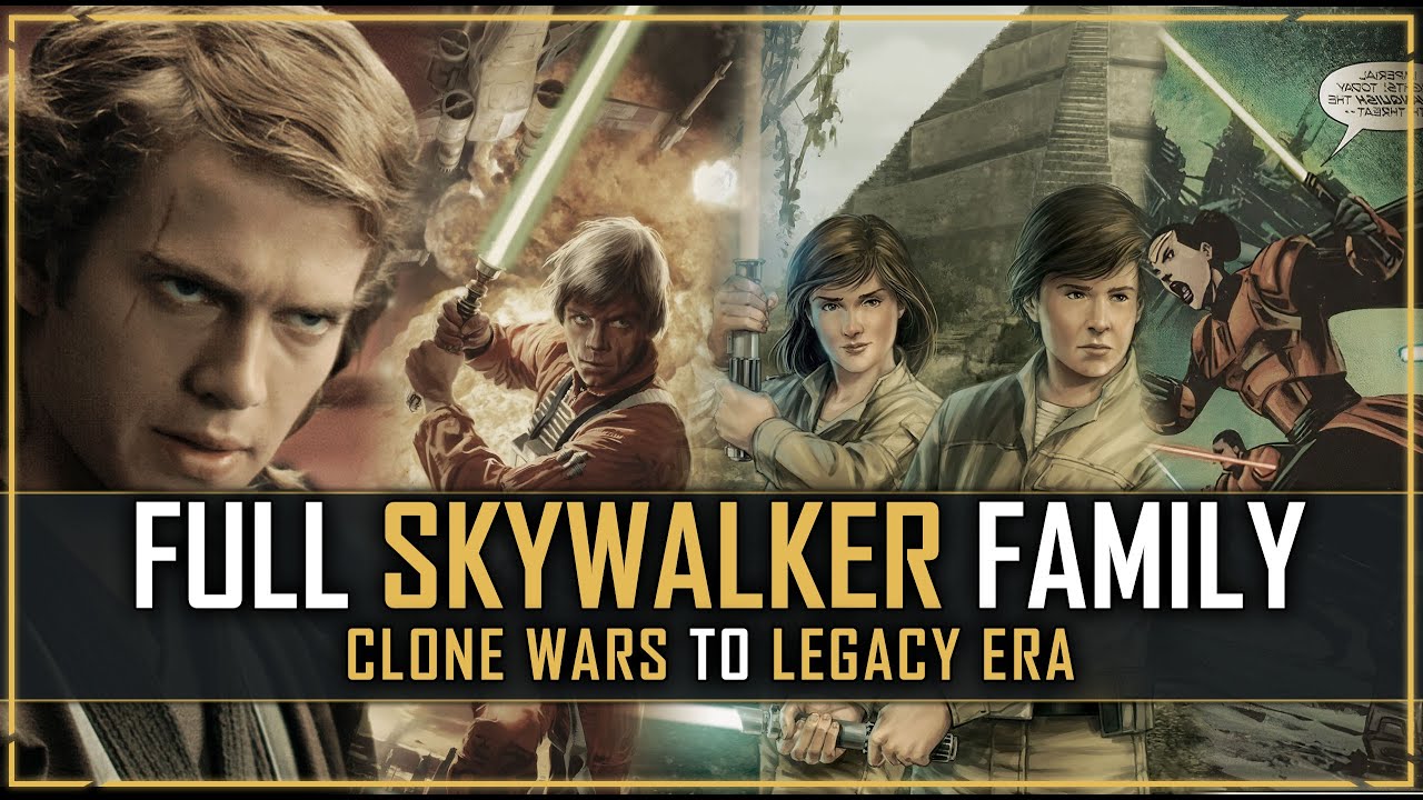 Every SKYWALKER in Star Wars - Family Tree | LEGENDS