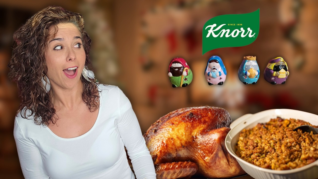 Relleno para pavo ultra fácil 🍗🎄 | MARISOLPINK