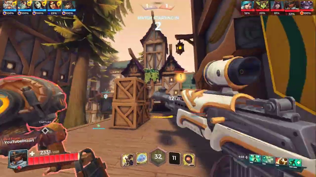 Paladins Cheaters | YouTubelHaart Amazing Aimbot / Wallhack