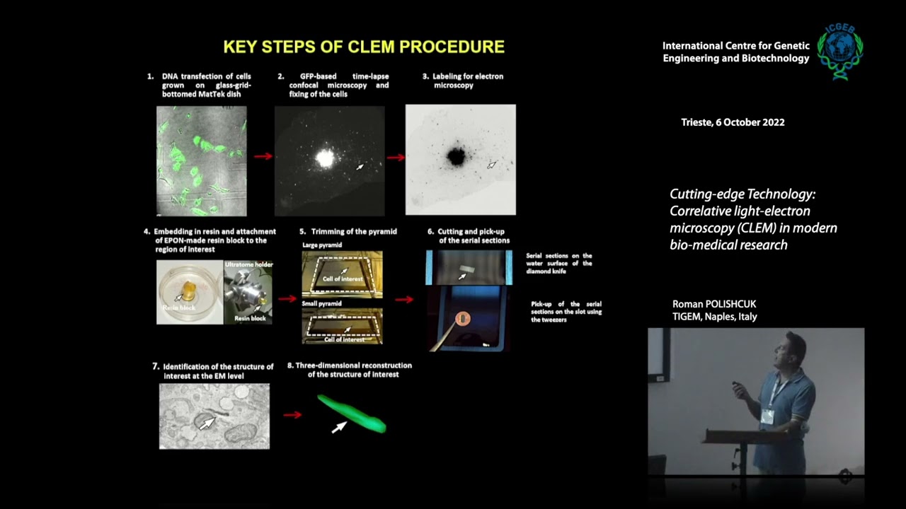 R. Polishchuck - Cutting-edge Technology: Correlative light-electron microscopy (CLEM) in modern...