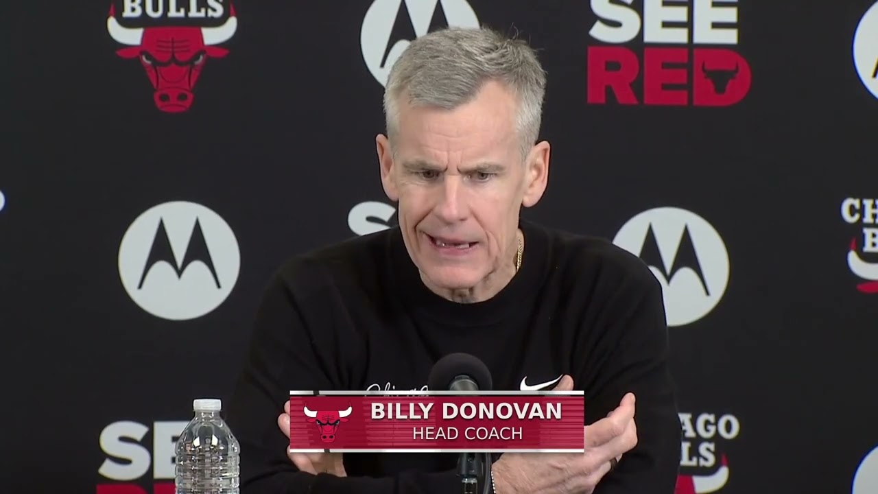 Billy Donovan Postgame Interview | Boston Celtics vs Chicago Bulls - 1.5.26