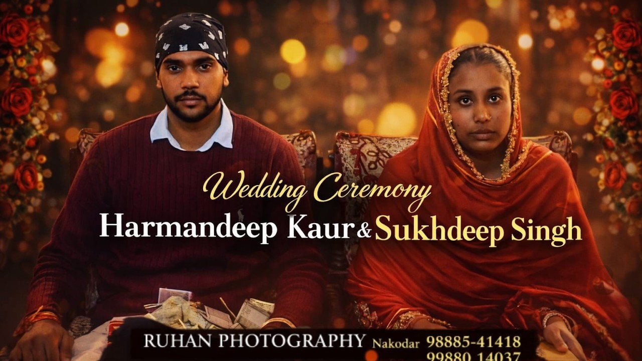 LIVE || HARMANDEEP KAUR & SUKHDEEP SINGH || RUHAN PHOTOGRAPHY 9888541418  9988014037