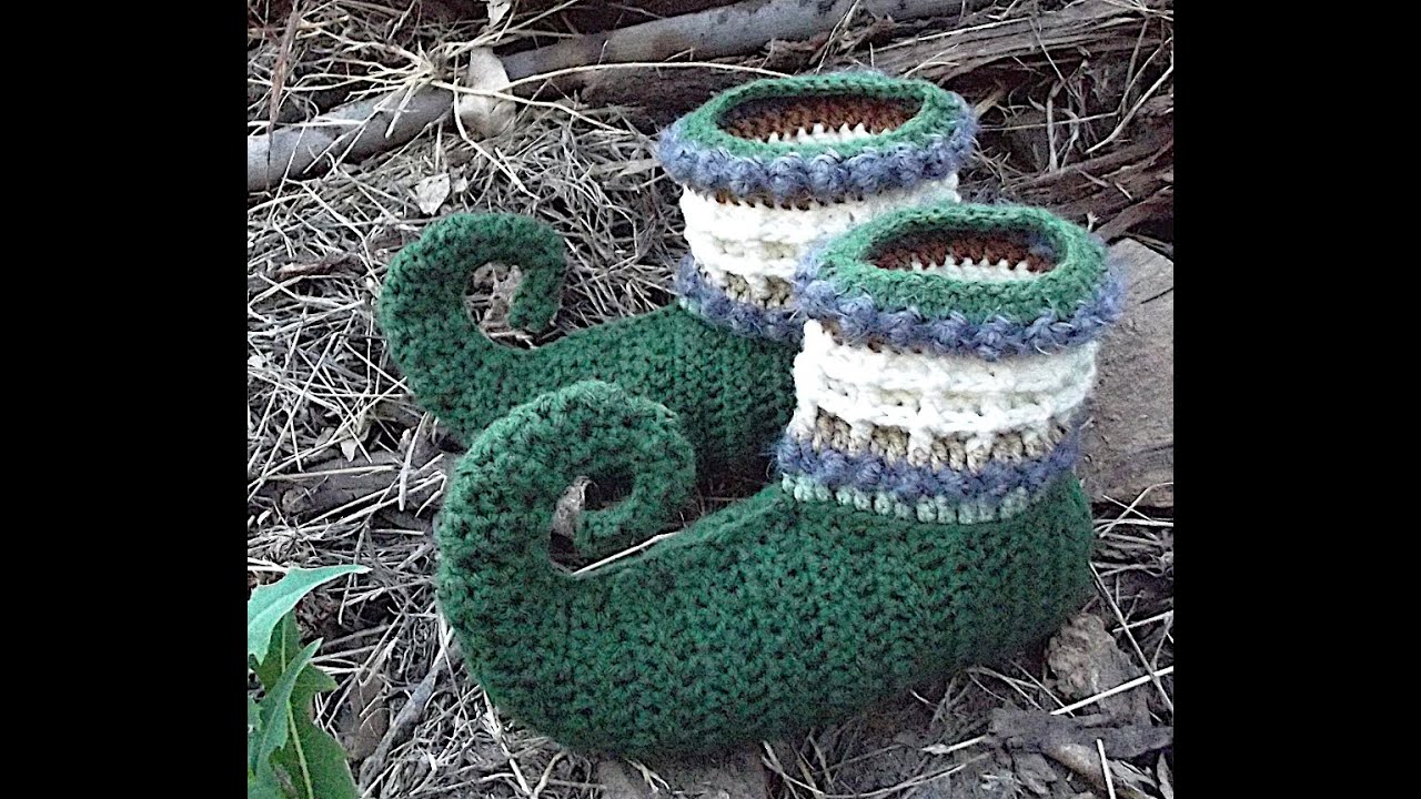 Crochet Elf Slipper Pattern Helps, Myth and Yarn Pattern, Part 1
