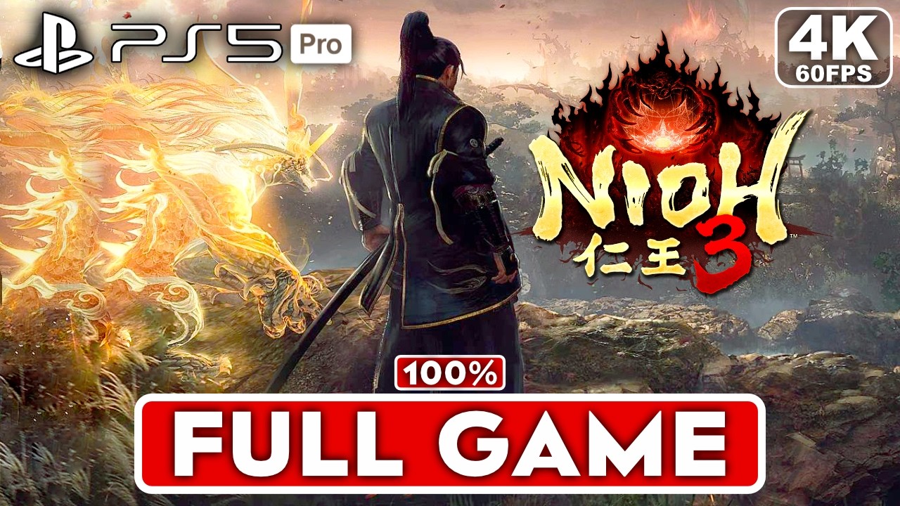 NIOH 3 Gameplay Walkthrough FULL GAME 100% [4K 60FPS PS5 PRO] - No Commentary