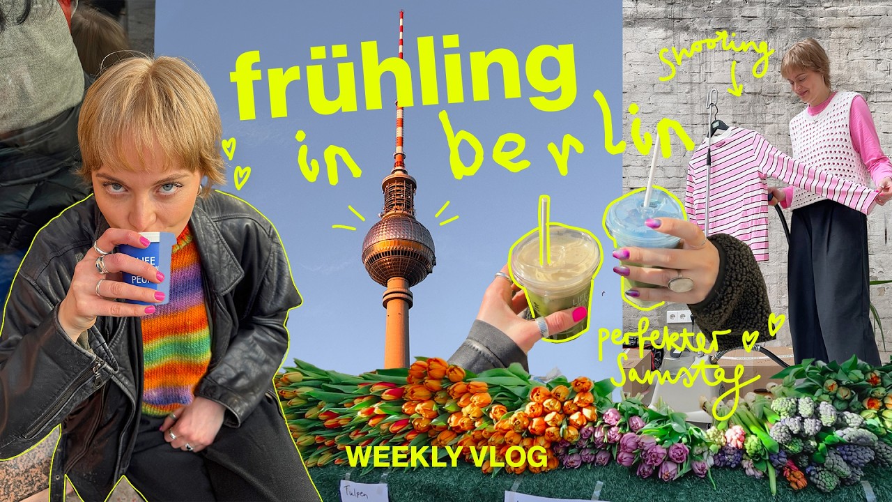 fr&uuml;hling in berlin 🥹🌷der perfekte samstag, work & shooting und ein journalprojekt